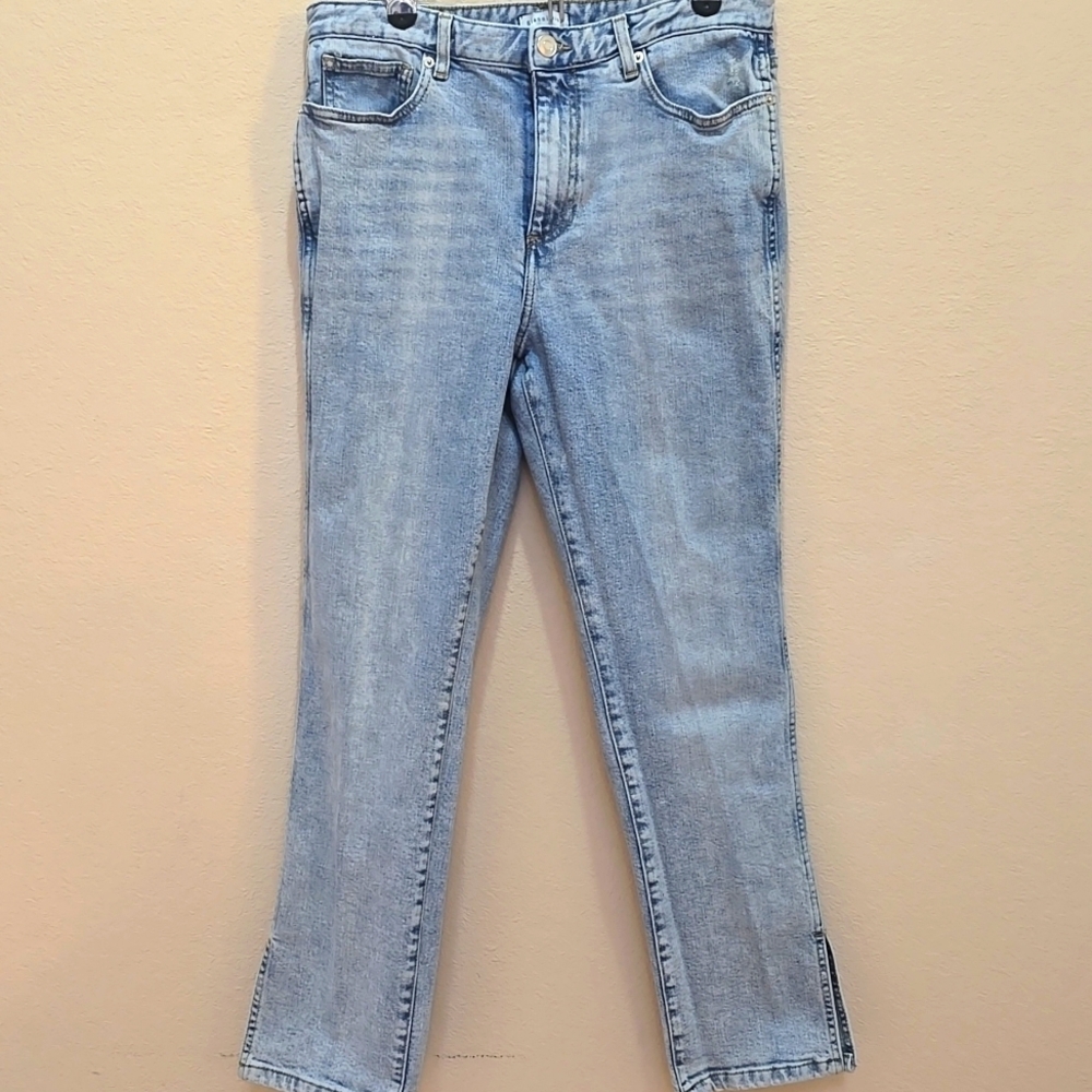 Gianni Bini Slit Cuff Jeans